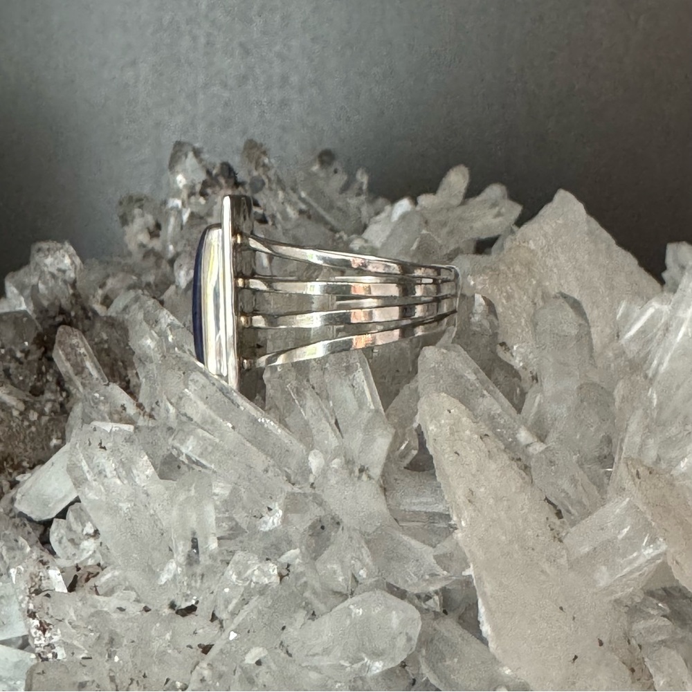 Rectangular Kyanite Ring - image 7